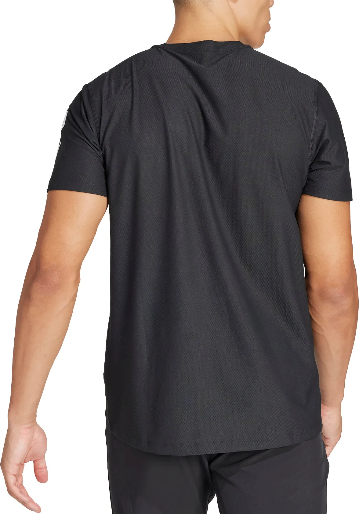 adidas Own The Run Short Sleeve Mens Running Top - Black