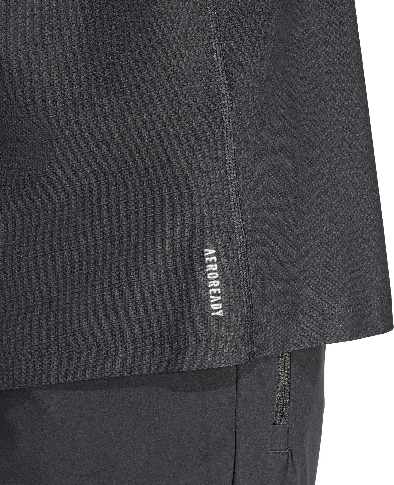 adidas Own The Run Short Sleeve Mens Running Top - Black