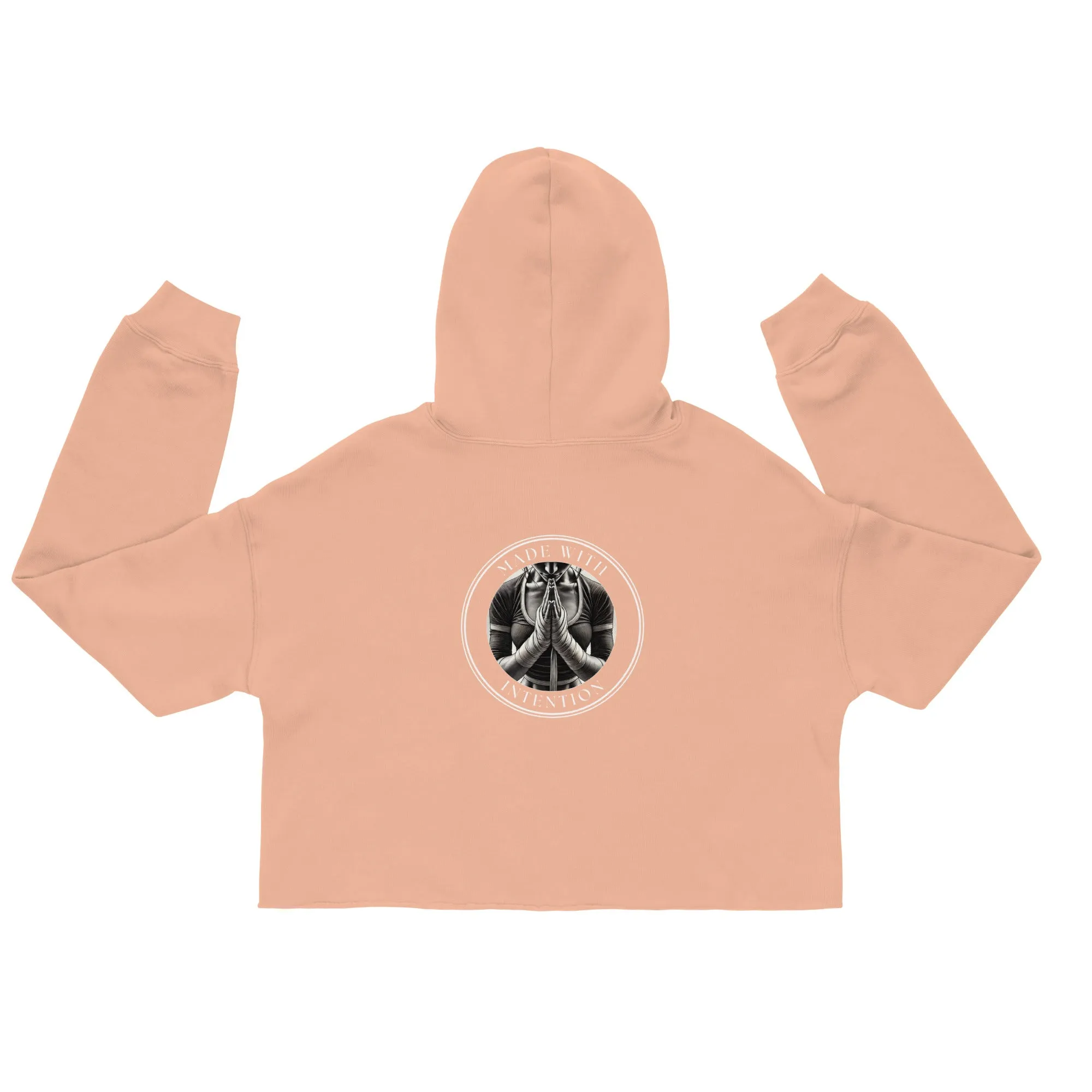 Boxer's Prayer, Hers, Crop Hoodie