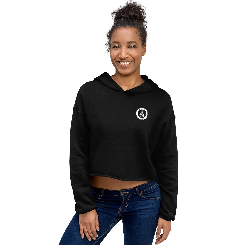 Boxer's Prayer, Hers, Crop Hoodie