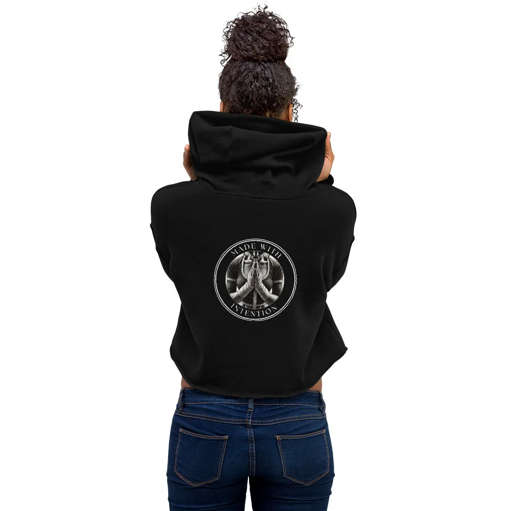 Boxer's Prayer, Hers, Crop Hoodie
