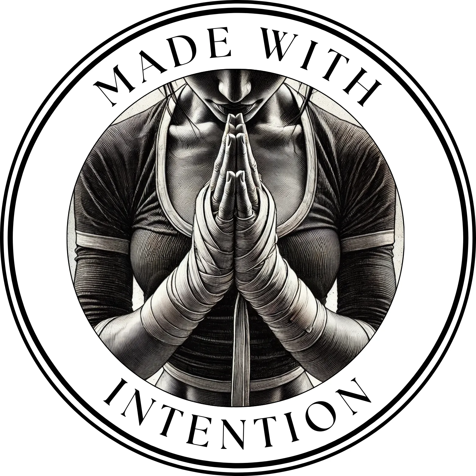 Boxer's Prayer, Hers, Crop Hoodie