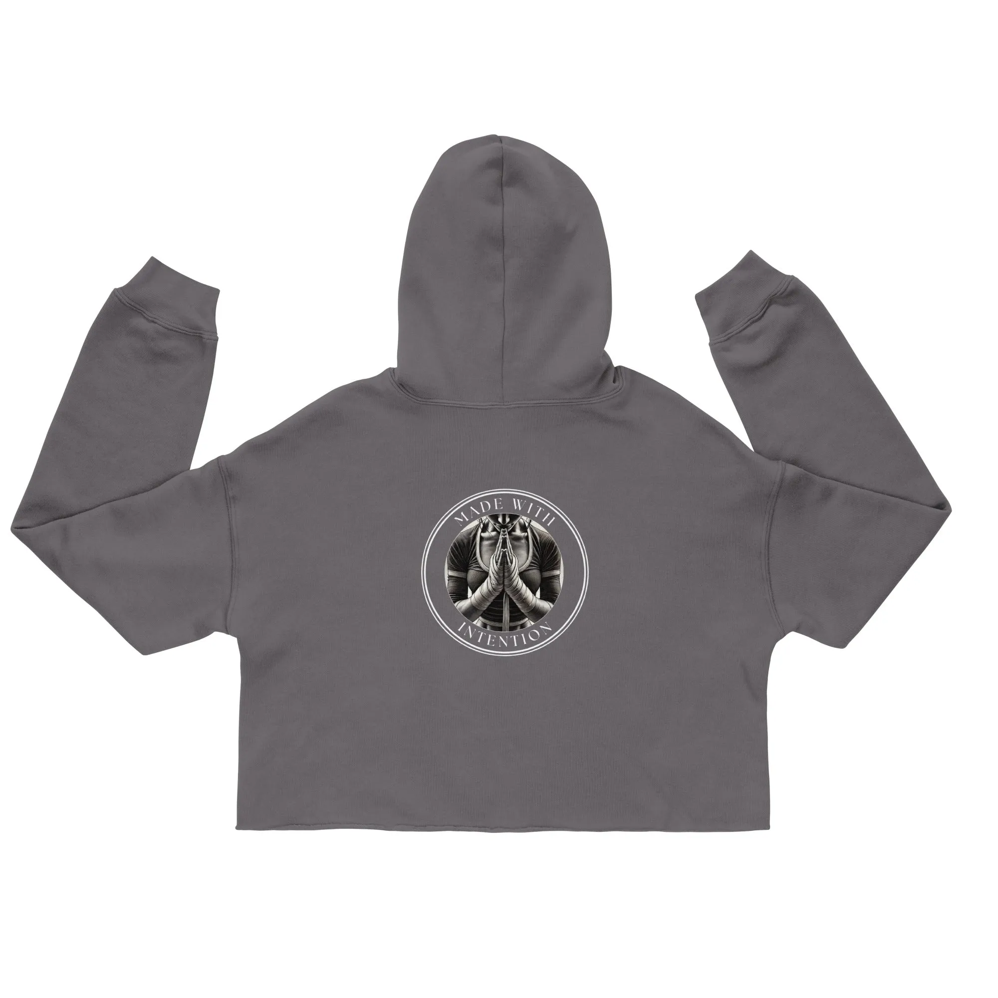 Boxer's Prayer, Hers, Crop Hoodie
