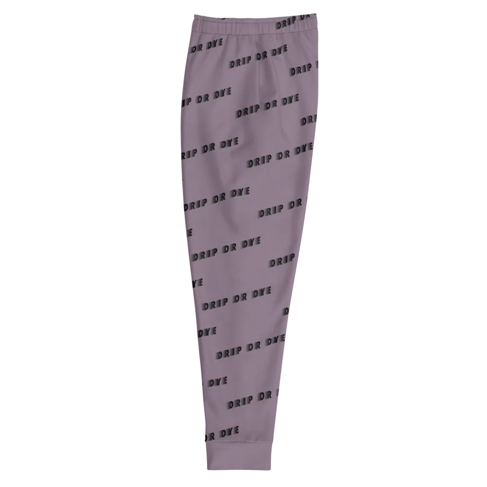 CRXWN | Drip or Dye | Racer Season 1 Unisex Jogger Racing Stripes Sweatpant Zoom Matte Purple Haze