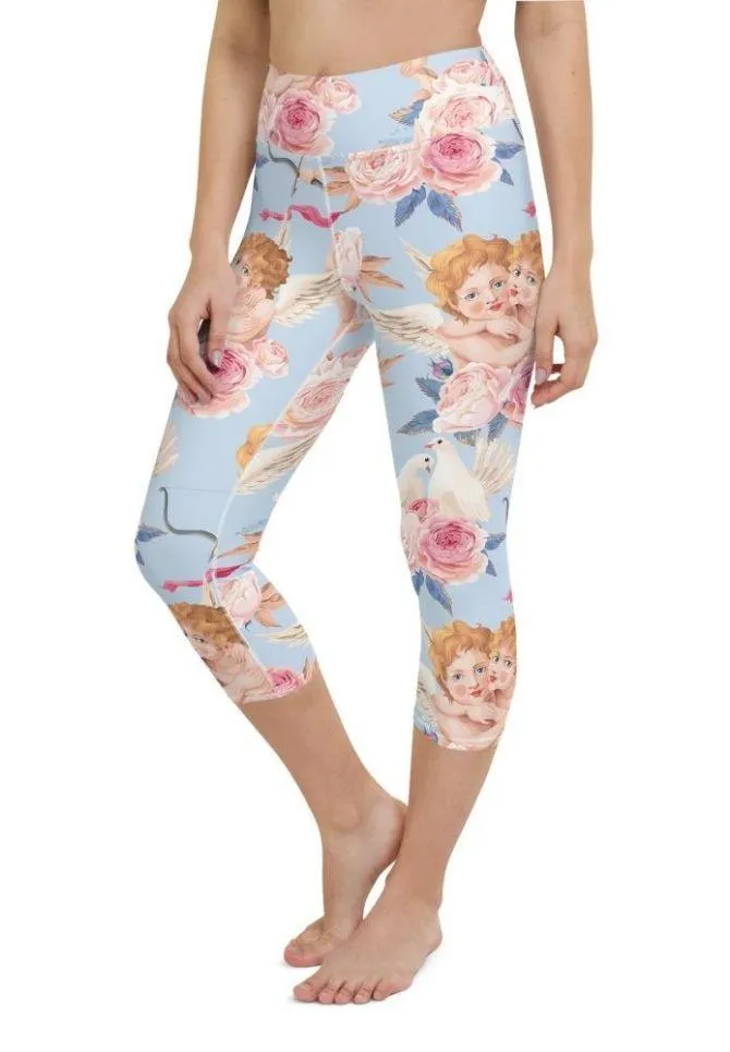 Cute Cupid Yoga Capris