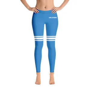 ELEVATED ESSENTIALS, SLIM AND SCULPT LEGGING THIGH HIGH BLUE