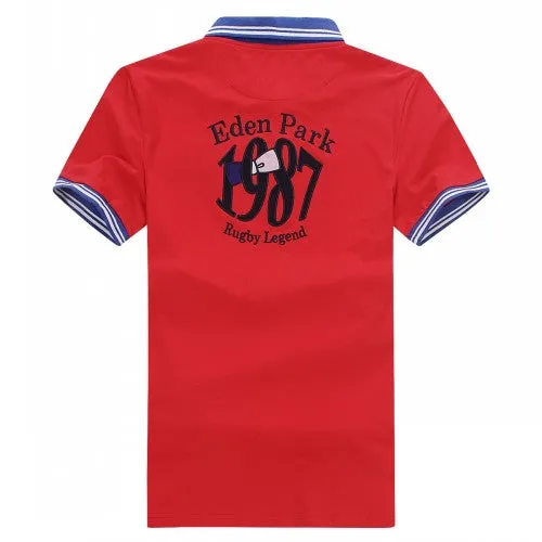 Homme POLO Best Selling New 98%COTTON Eden Park for Men POLO Nice Quality  Embroidery Big Size M L XL XXL XXXL Free Shippin