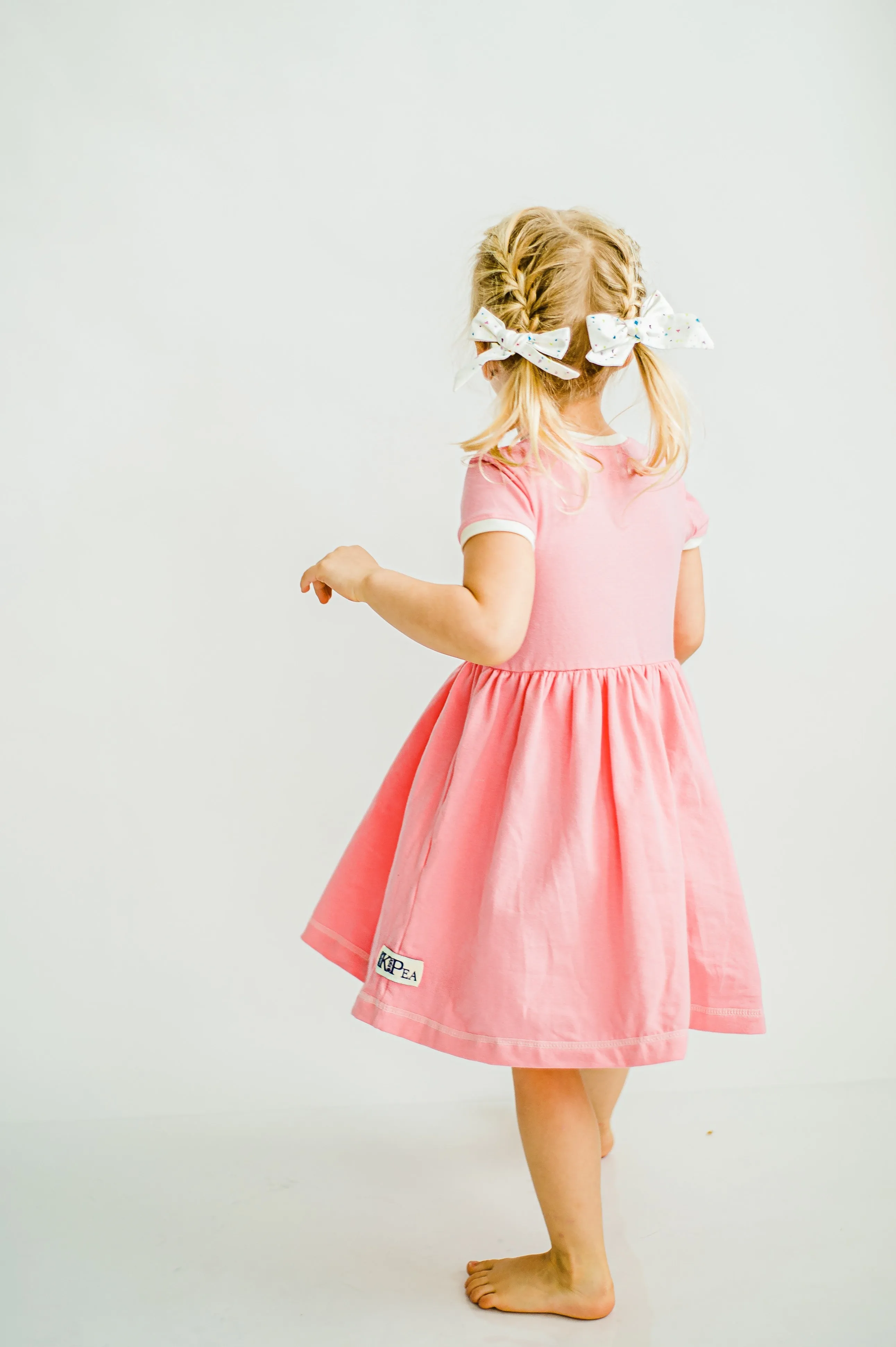 Pretty In Pink Cap Lap Dress