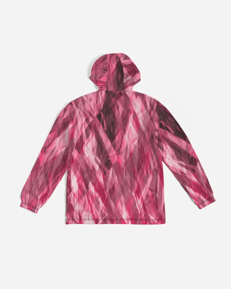 Psychedelic Dramatic Pink Unisex Windbreaker