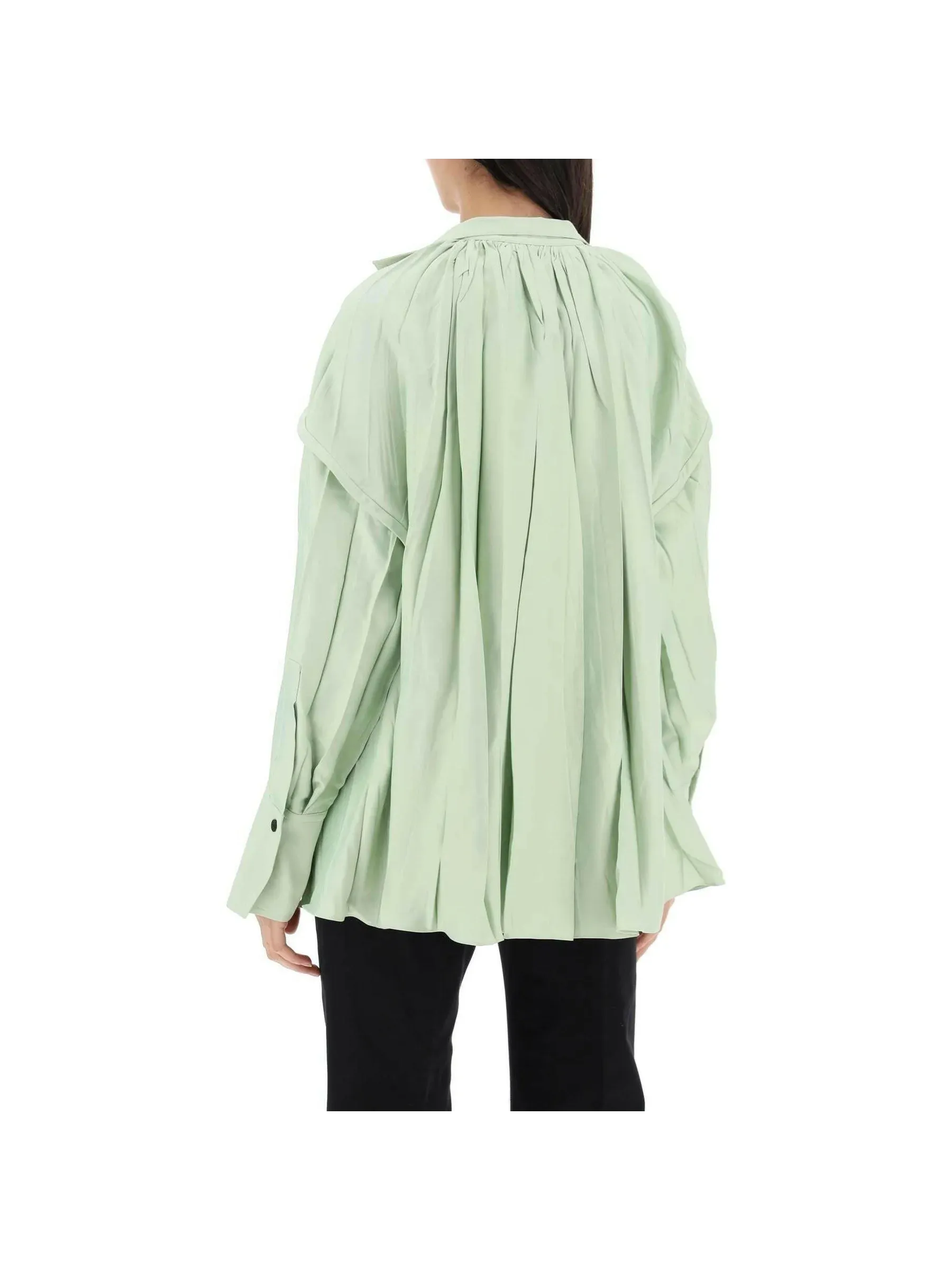 Satin Caftan Blouse