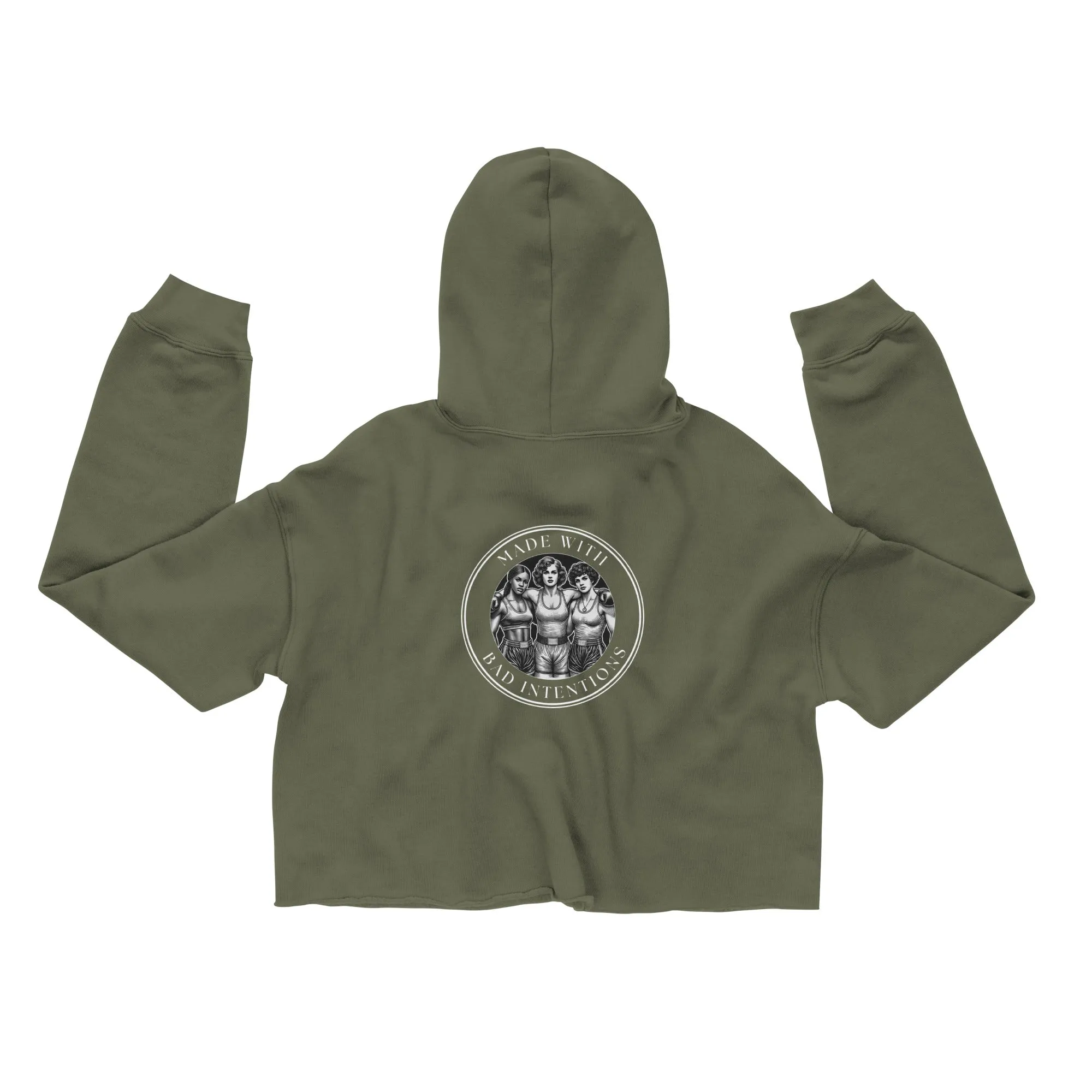 Tough Women, Crop Hoodie
