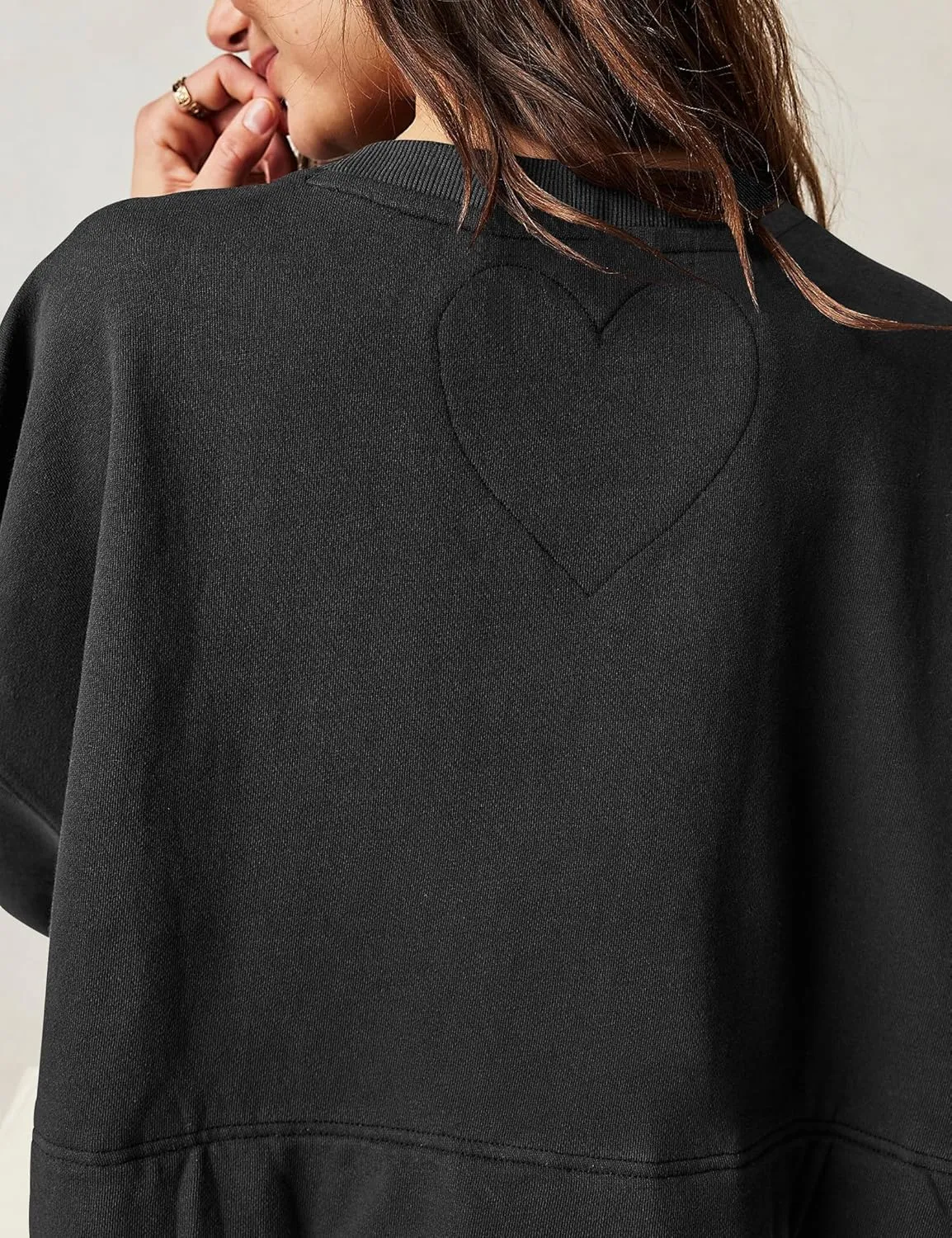 Ugerlov Womens Oversized Sweatshirt Dress Long Sleeve Crewneck Pullover Tops Relaxed Fit Sweatshirts Mini Dress