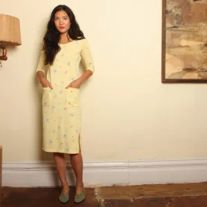 Vintage 80's Soft Cotton Bubble Print Tee Dress