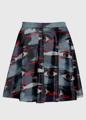Weirdcore Aesthetic Glitch Eye Skirt