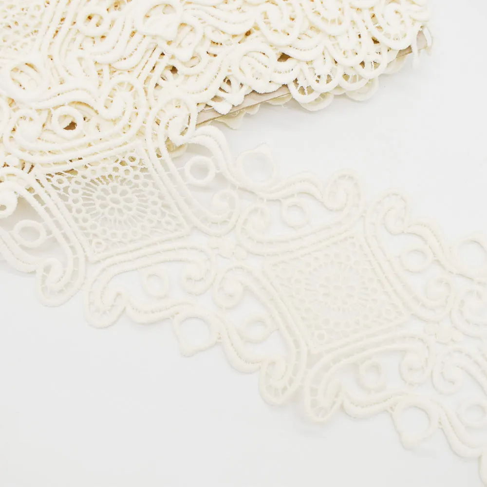 Wide Guipure Lace Trim 10cm