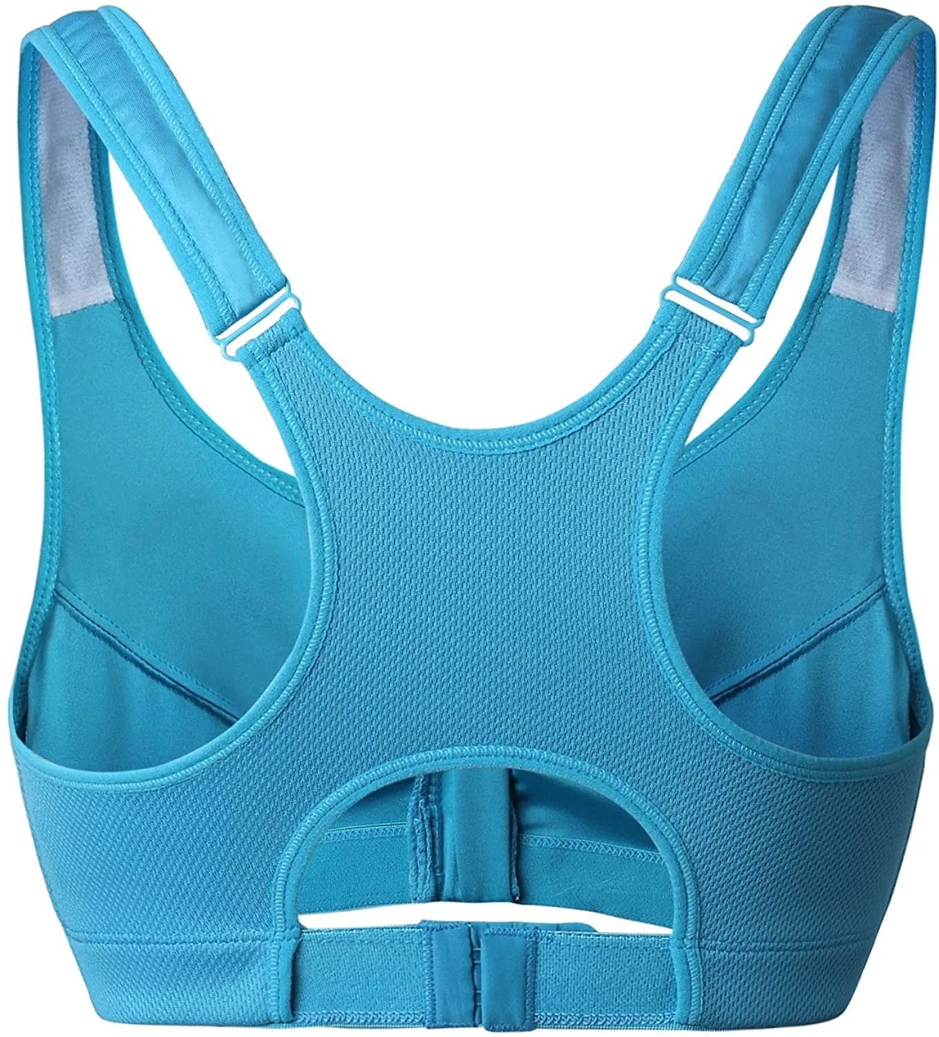 Women Fast-Drying Comfortable Breathable Sports Bra Front Zipper Push Up Brassiere Sportswear