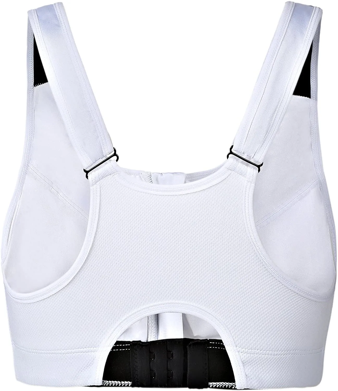 Women Fast-Drying Comfortable Breathable Sports Bra Front Zipper Push Up Brassiere Sportswear