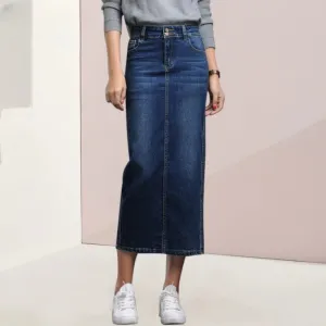 Women's Denim Long Jeans Skirts - High-Quality, Long Length, Comfortable Fit