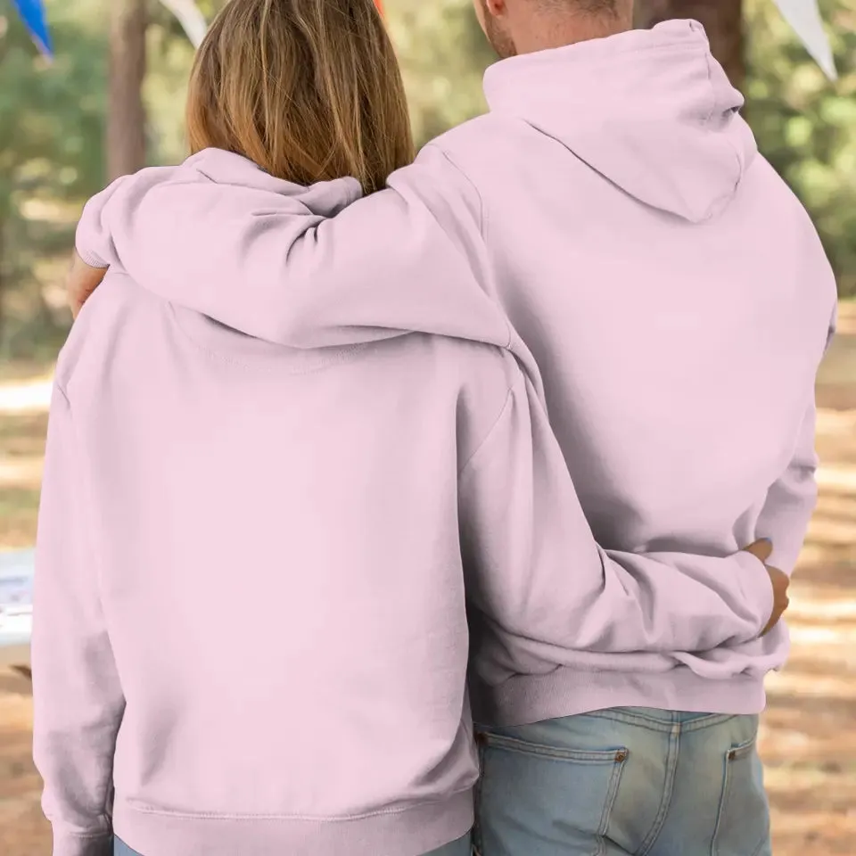 Woo Hoo We Survived Another Year Together - Custom Quote - Personalized Gifts for Couples - Hoodie