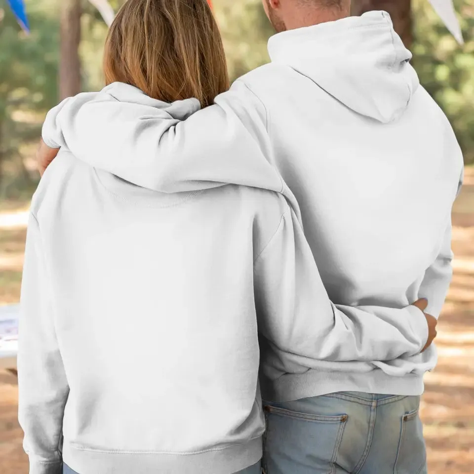 Woo Hoo We Survived Another Year Together - Custom Quote - Personalized Gifts for Couples - Hoodie